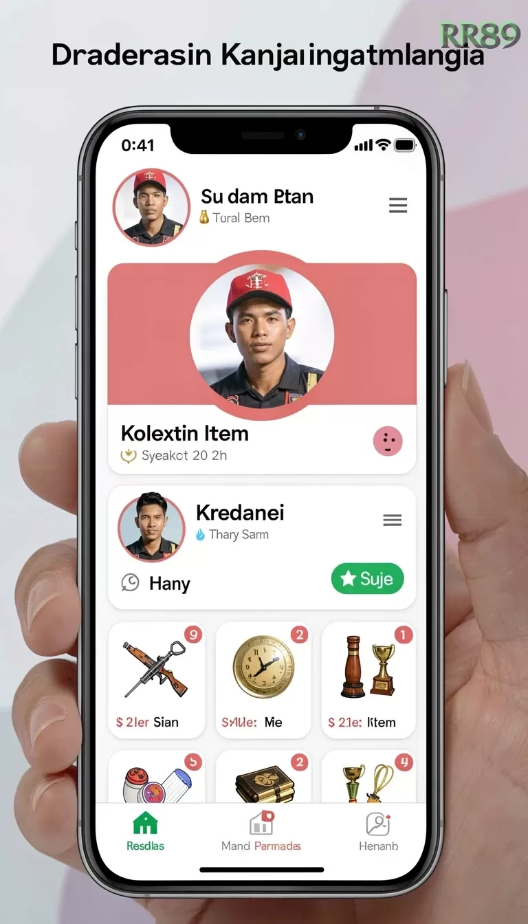 Galeri pratinjau visual rr89 build APK resmi terbaru